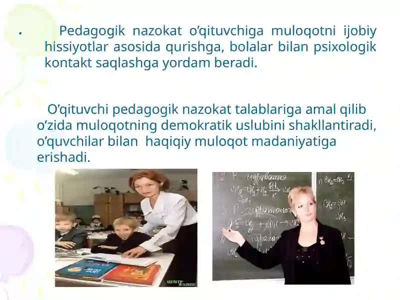 Pedagogik nazokat va taktika muammolari 3