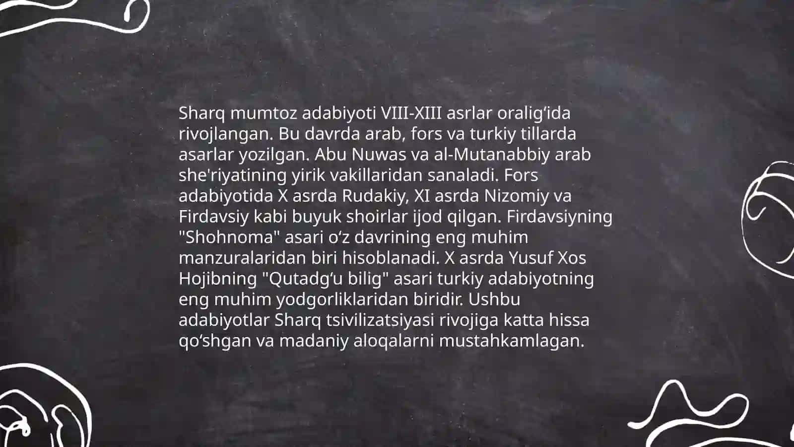 Sharq mumtoz adabiyatshunosligi tarixi 3