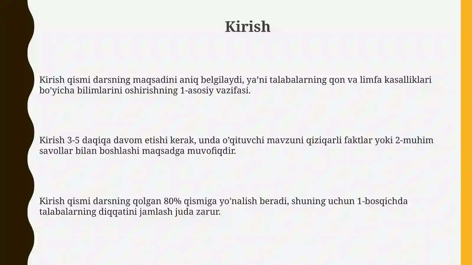 Qon va limfa kasalliklari bilan ogʻrigan oʻquvchilar bilan mashgʻulot oʻtkazish tamoyillari 3