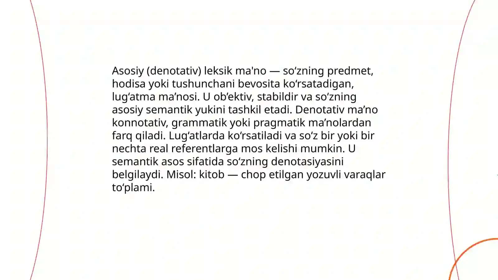 Leksik ma'noning turlari 3