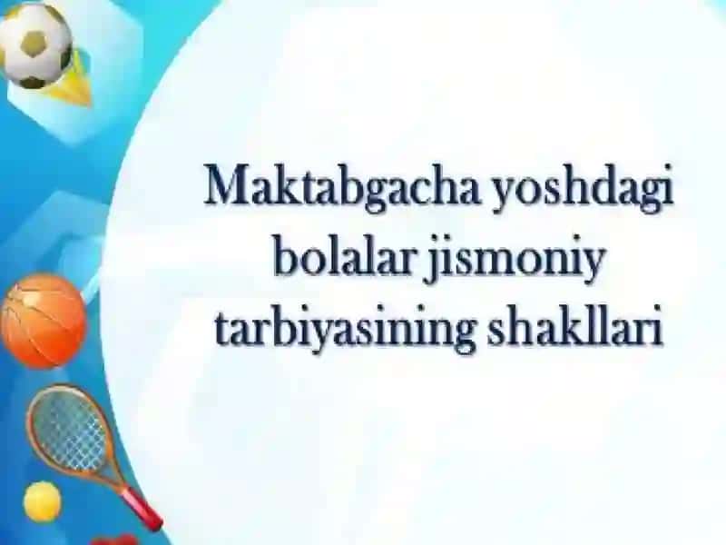 Maktabgacha ta’lim yo’nalishi 3