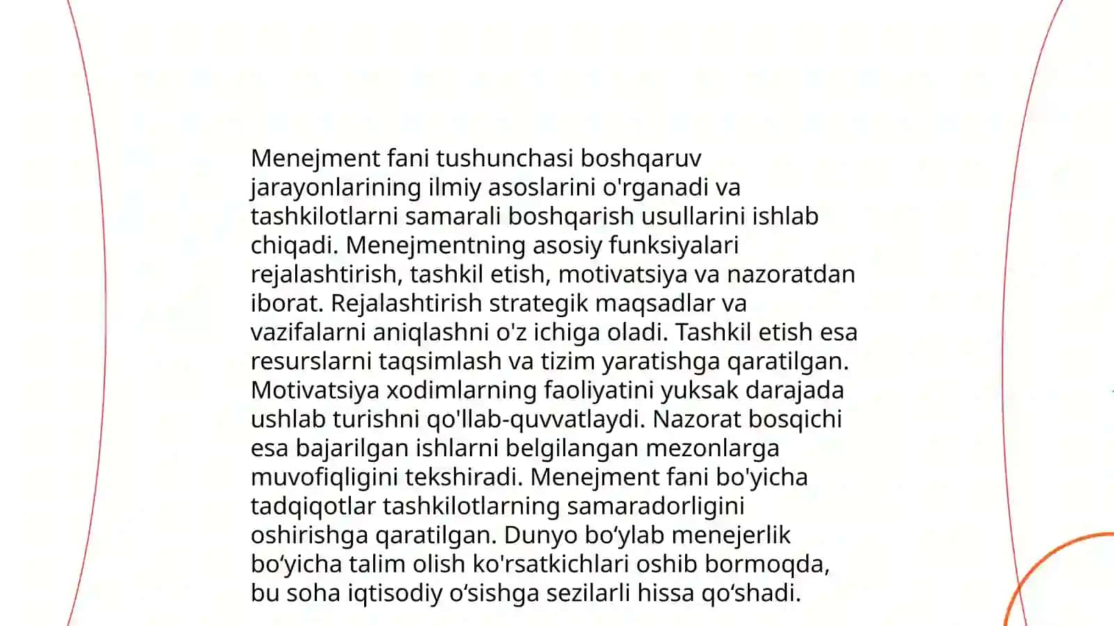 Menejment fanining predmeti, vazifasi va organish usullari 3