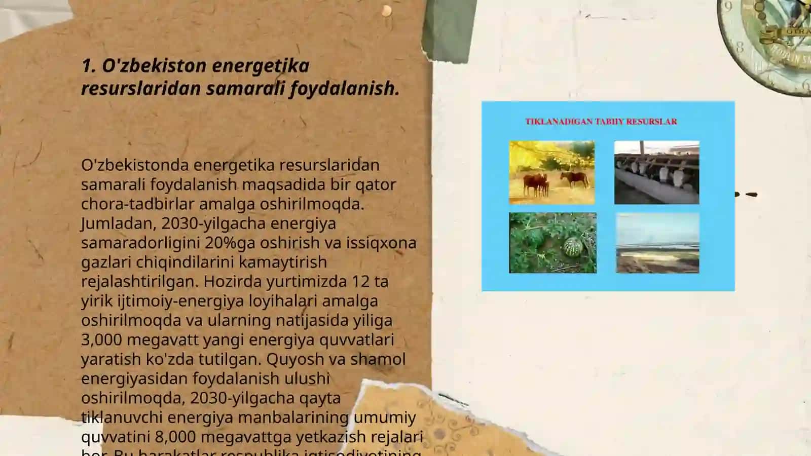 O'zbekiston Respublikasida tabiiy resurslaridan oqilona foydalanish muammolarni 3