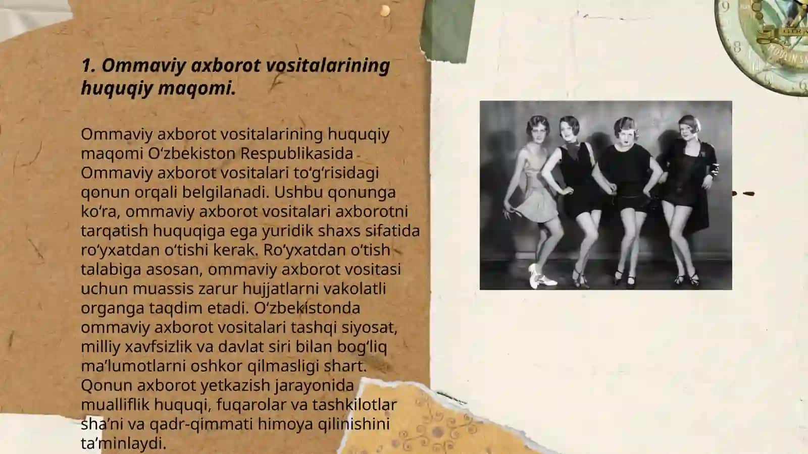 Ommaviy axborot vositalarining huquqiy maqomi 3