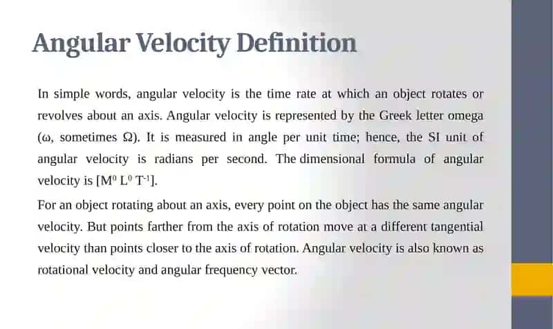 Angular Velocity 3