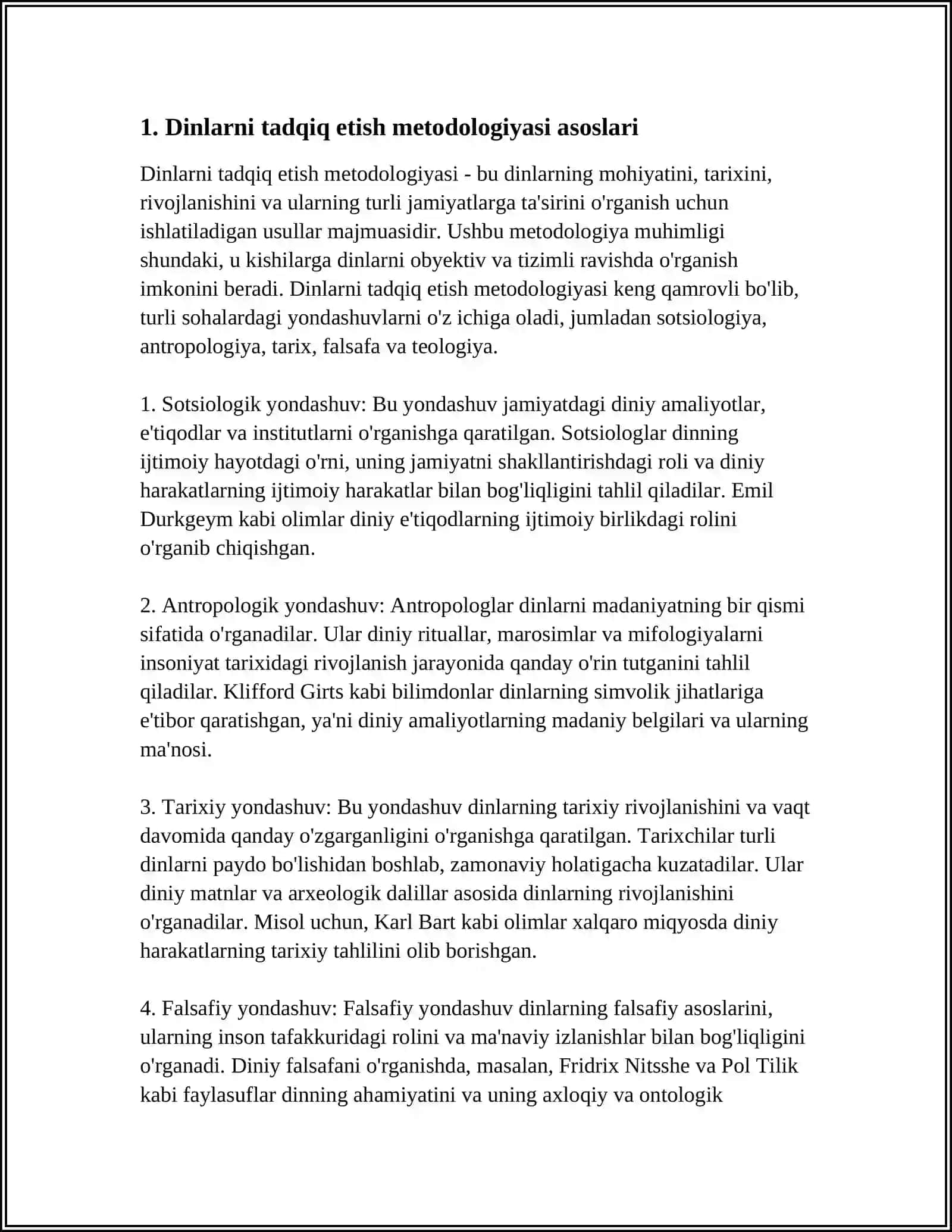 DINLARNI TADQIQ ETISH METODOLOGIYASI:TIPOLOGIK QIYOSIY 3
