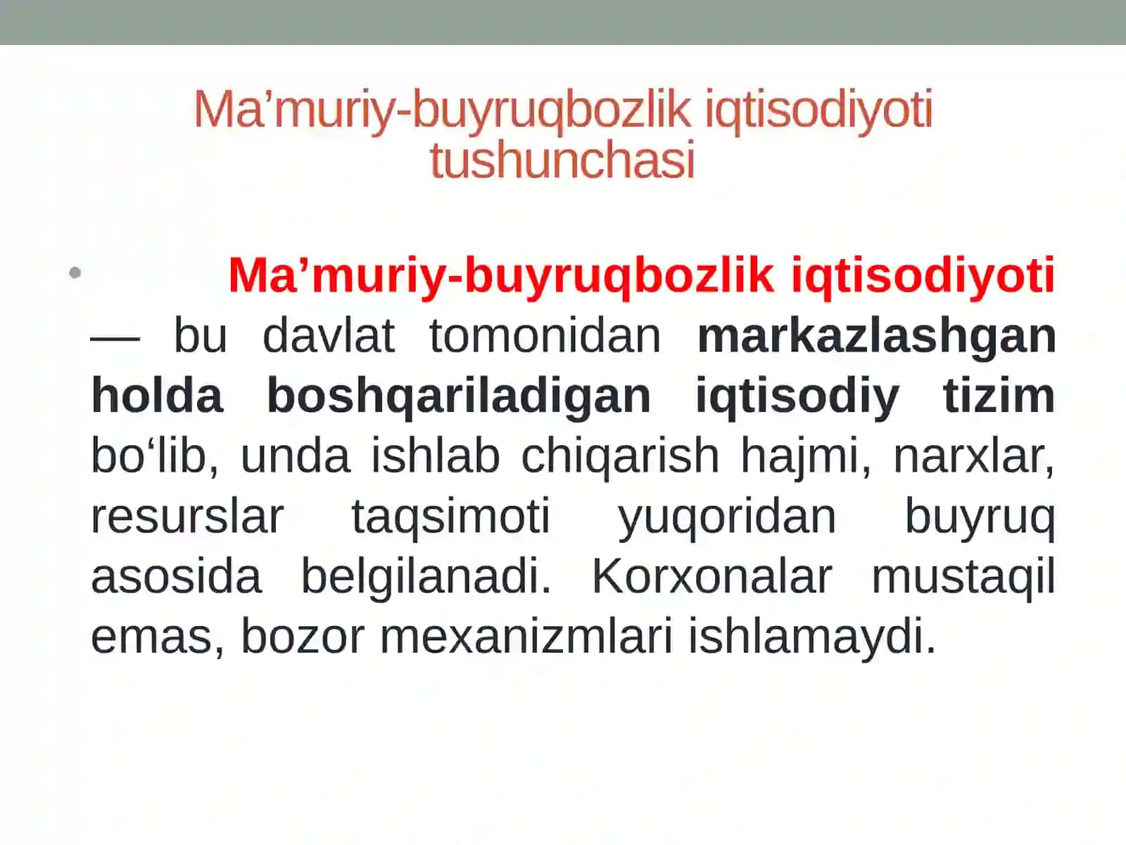 O’ZBEKISTON RESPUBLIKАSINING BOZOR MUNOSАBАTLАRIGА O’TISH KONSEPSIYАSI VА STRАTEGIYАSI 3
