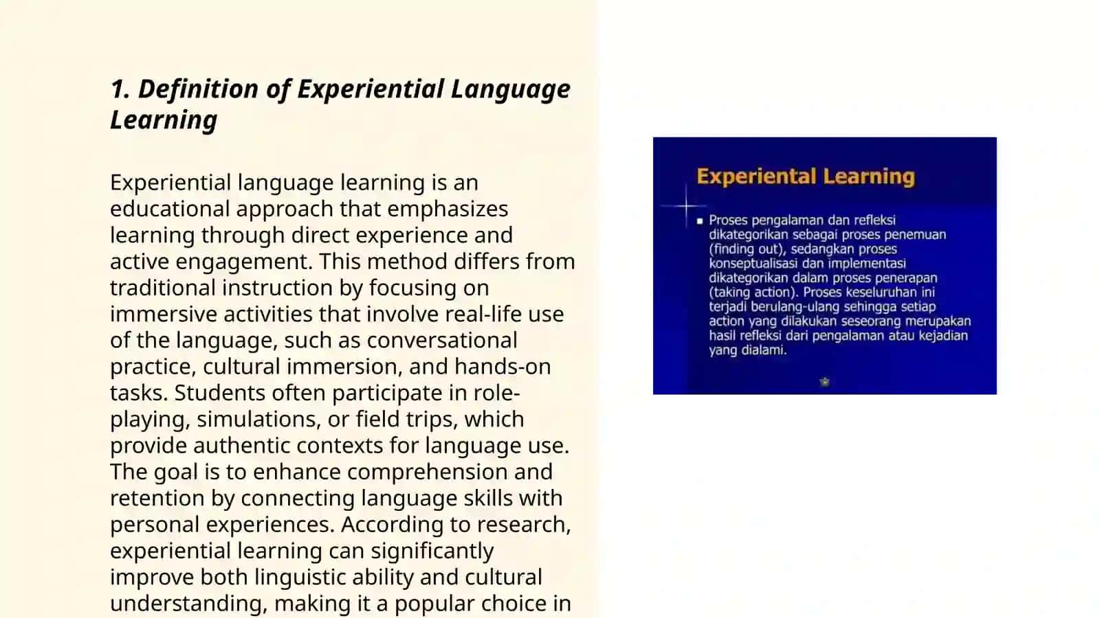 Experiental and negotiated language learning 3