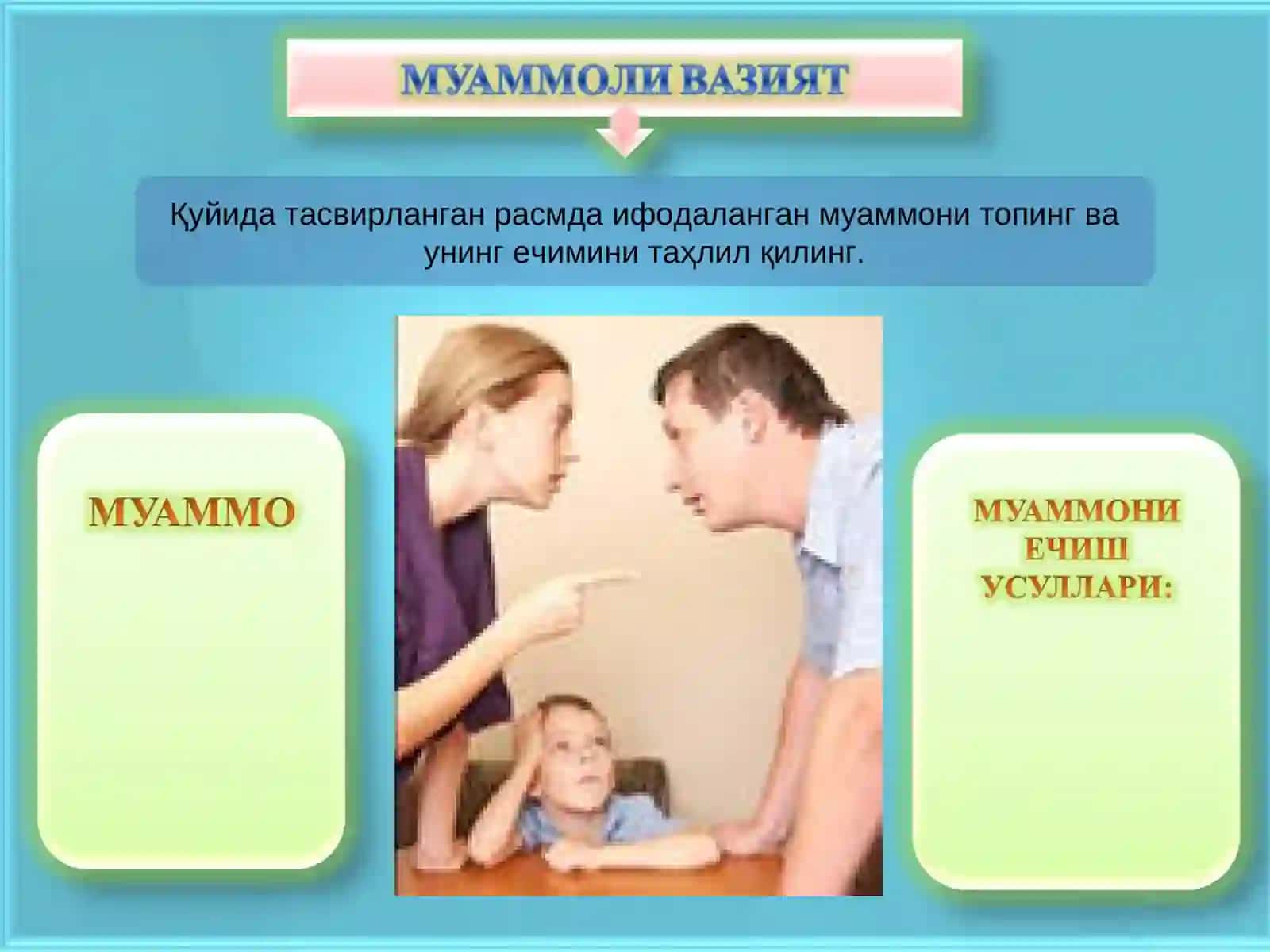 Оилада шахслараро муносабатлар ва мулоқот психологияси 3