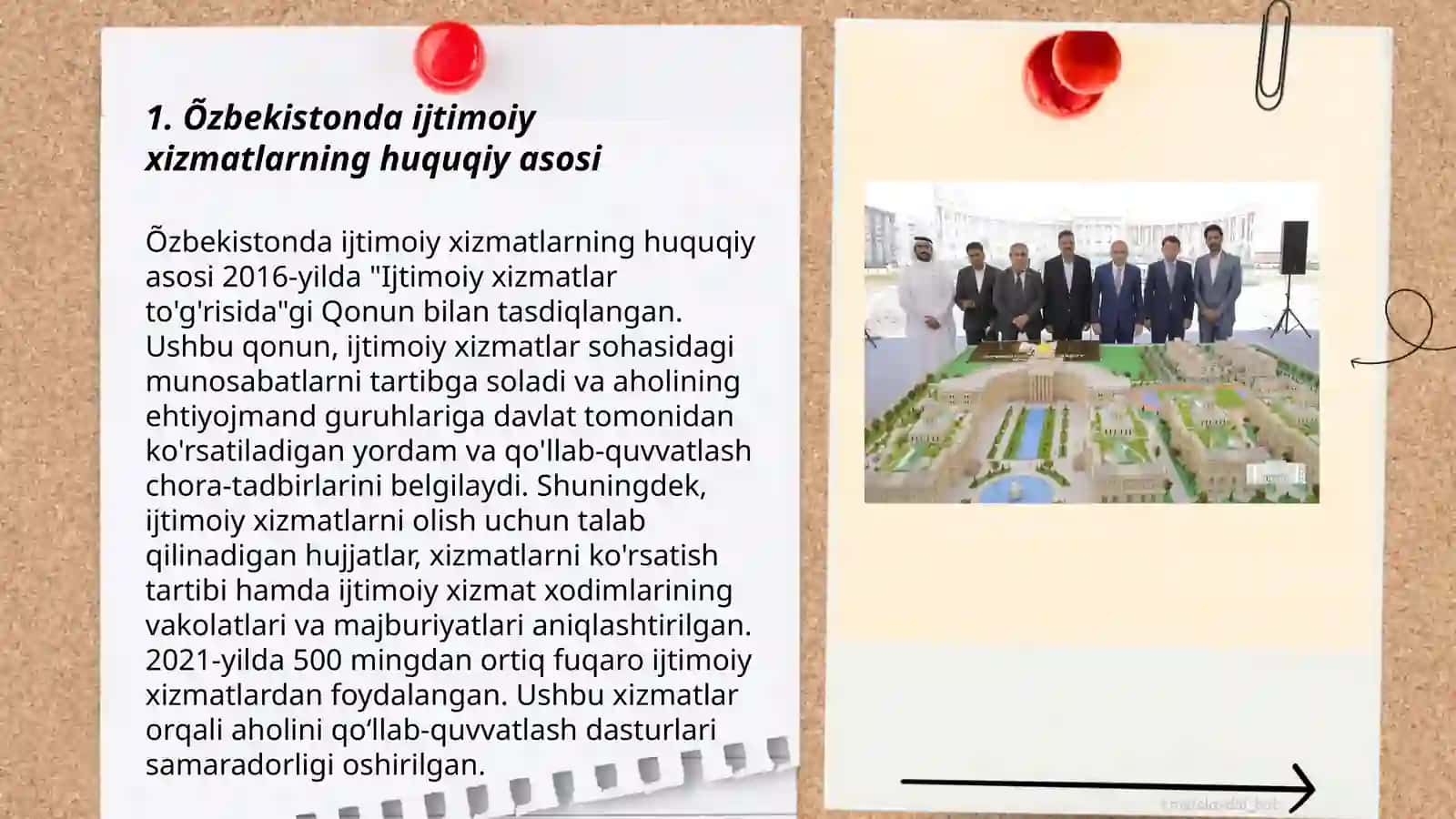 Õzbekistonda ijtimoiy xizmatlar tizimning holati va rivojlanish istiqbollari 3