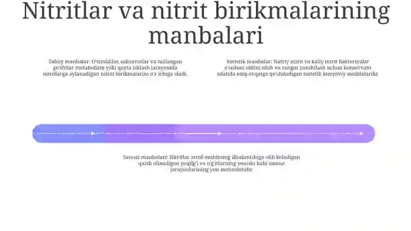 Оziq-Оvqаt Mаhsulоtlаrining Nitritlar Va Nitritrobirikmalari Bilan Ifloslanishi 3