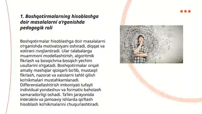 Hisoblashga doir masalalarni o‘rganishda boshqotirmalarning roli 3