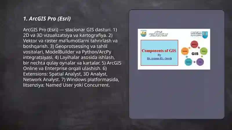 ArcGIS Pro (Esri) 3