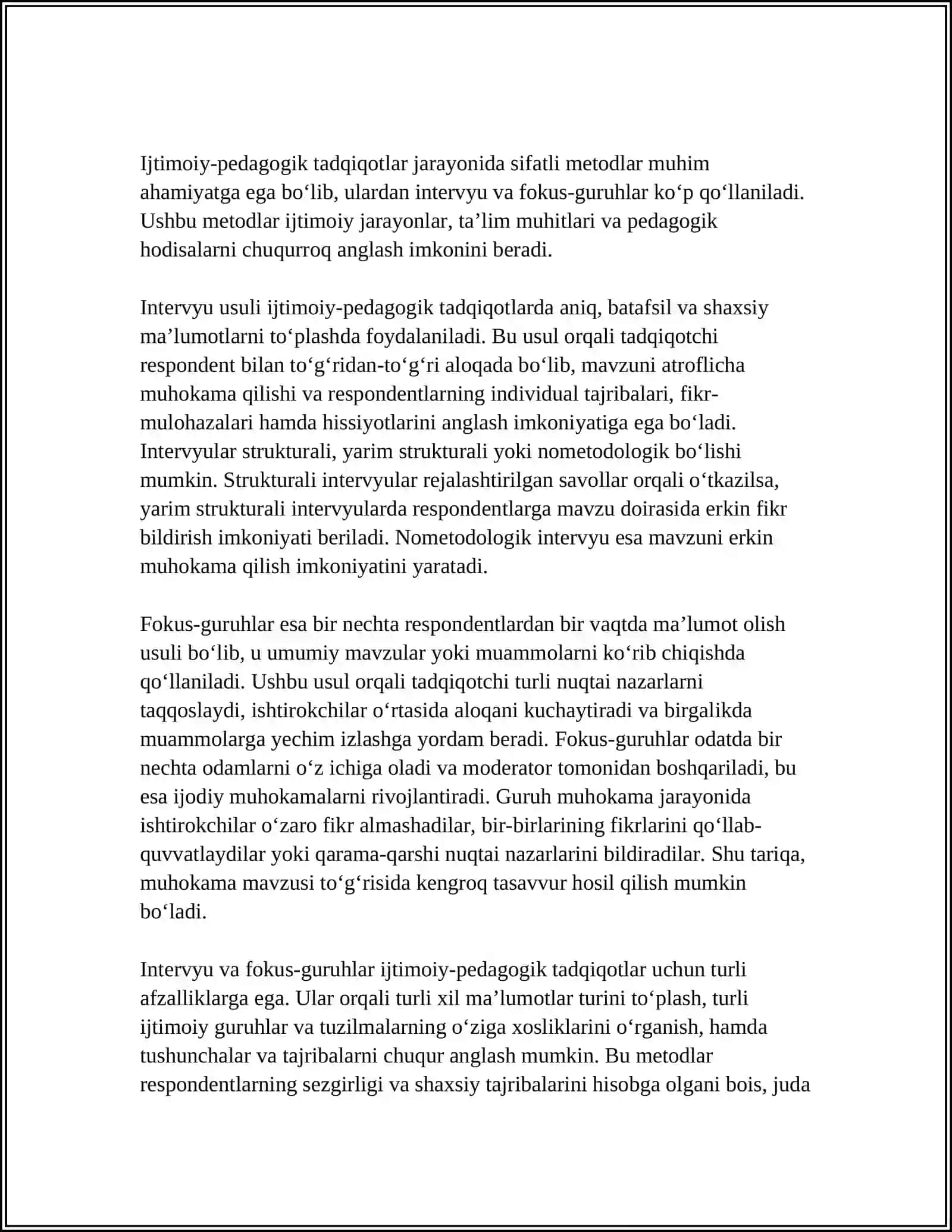 IJTIMOIY PEDAGOGIK TADQIQOT METODLARI 3