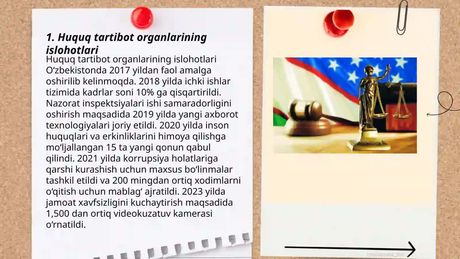 Huquq tartibot organlari va sud tizimidagi òzgarishlar 3