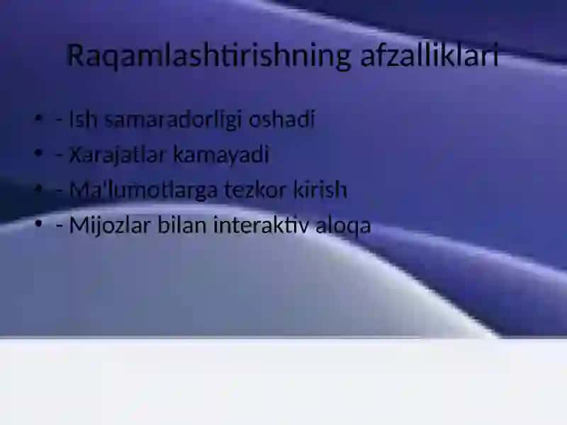 Raqamlashtirish 3