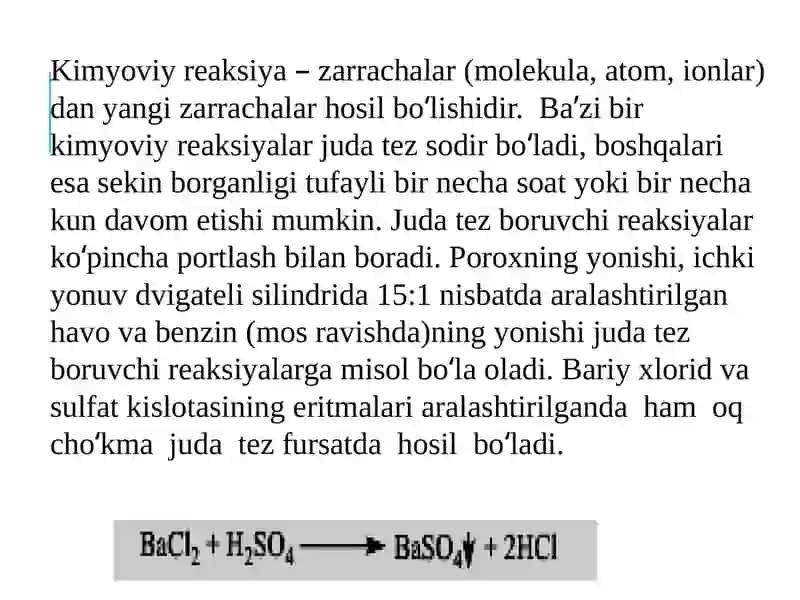 Reaksiya tezligi va unga ta’sir etuvchi omillar 3