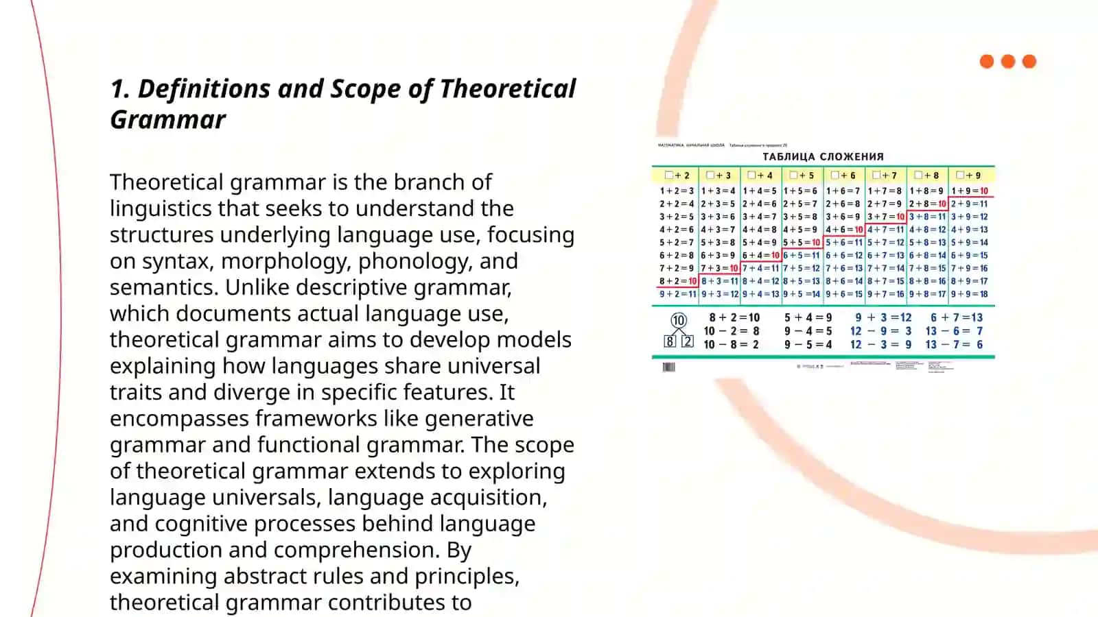 An introduction to Theoretical Grammar. Genetic and morphological classification of languages 3