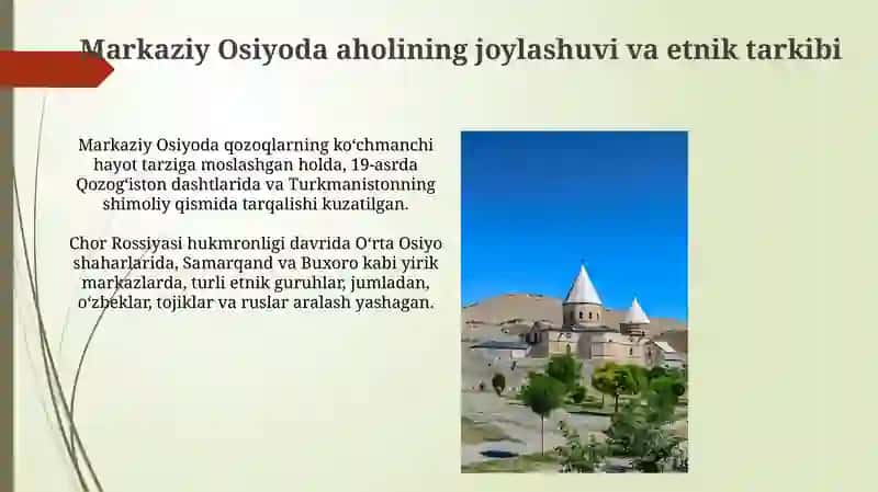 Chor Rassiyasi davrida Markaziy Osiyoning tarixiy geografiyasi 3