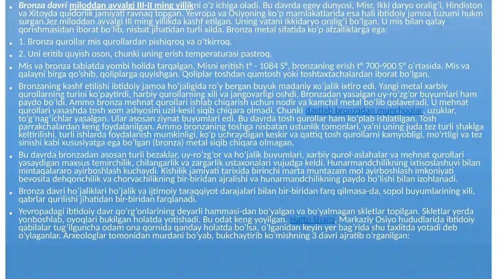 O’rta Osiyoda Bronza davrining o’xshash madanyatlar 3