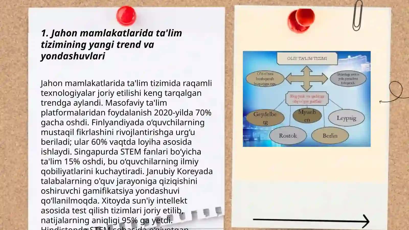 Jahon mamlakatlarida ta'lim tizimining yangi trend va yondashuvlari 3