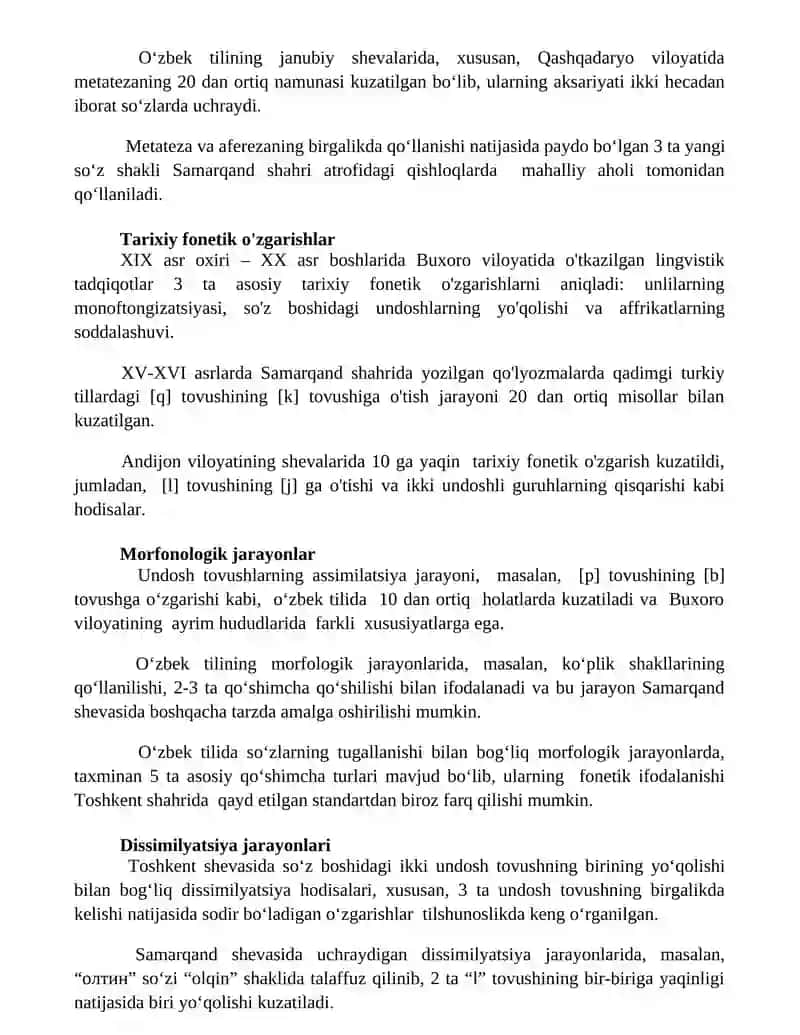 O‘zbek tilshunosligida fonetik jarayonlar talqini 3