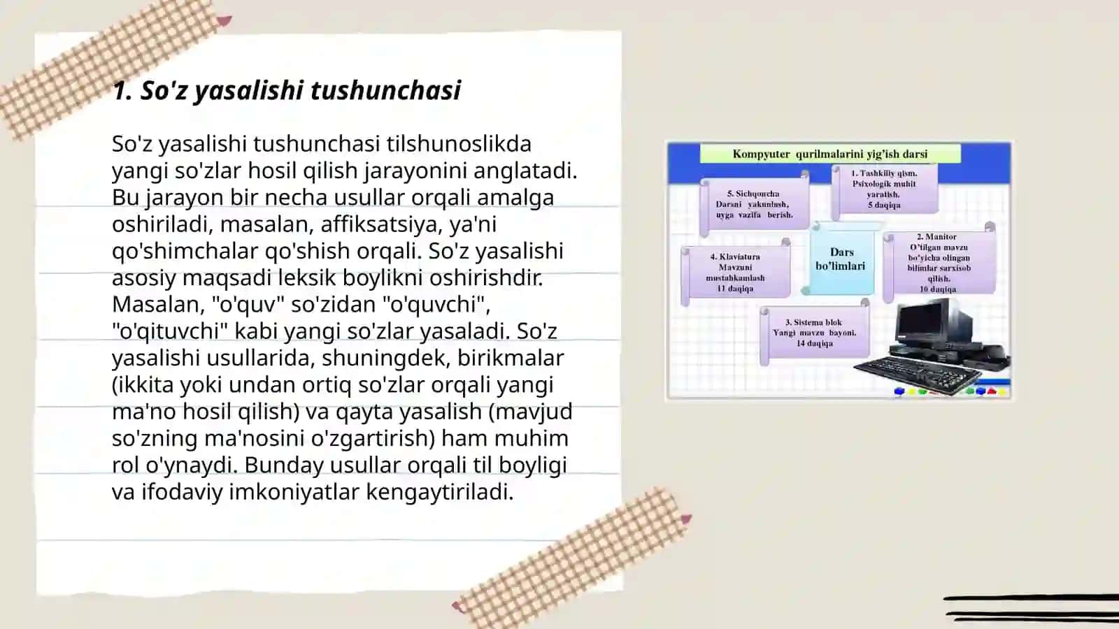 Oʻzbek tilida soʻz yasalishi 3
