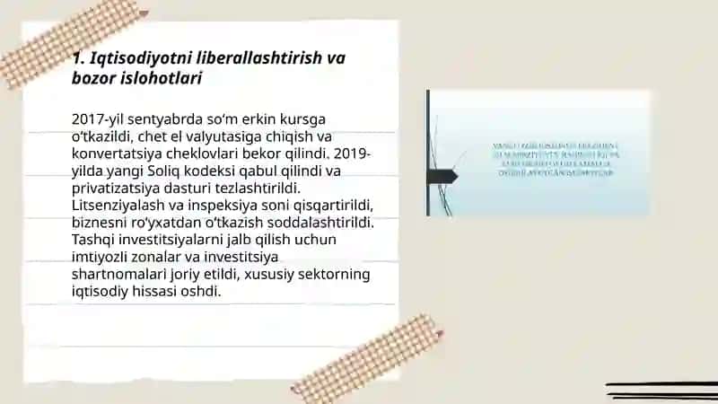 Iqtisodiyotni liberallashtirish va bozor islohotlari 3