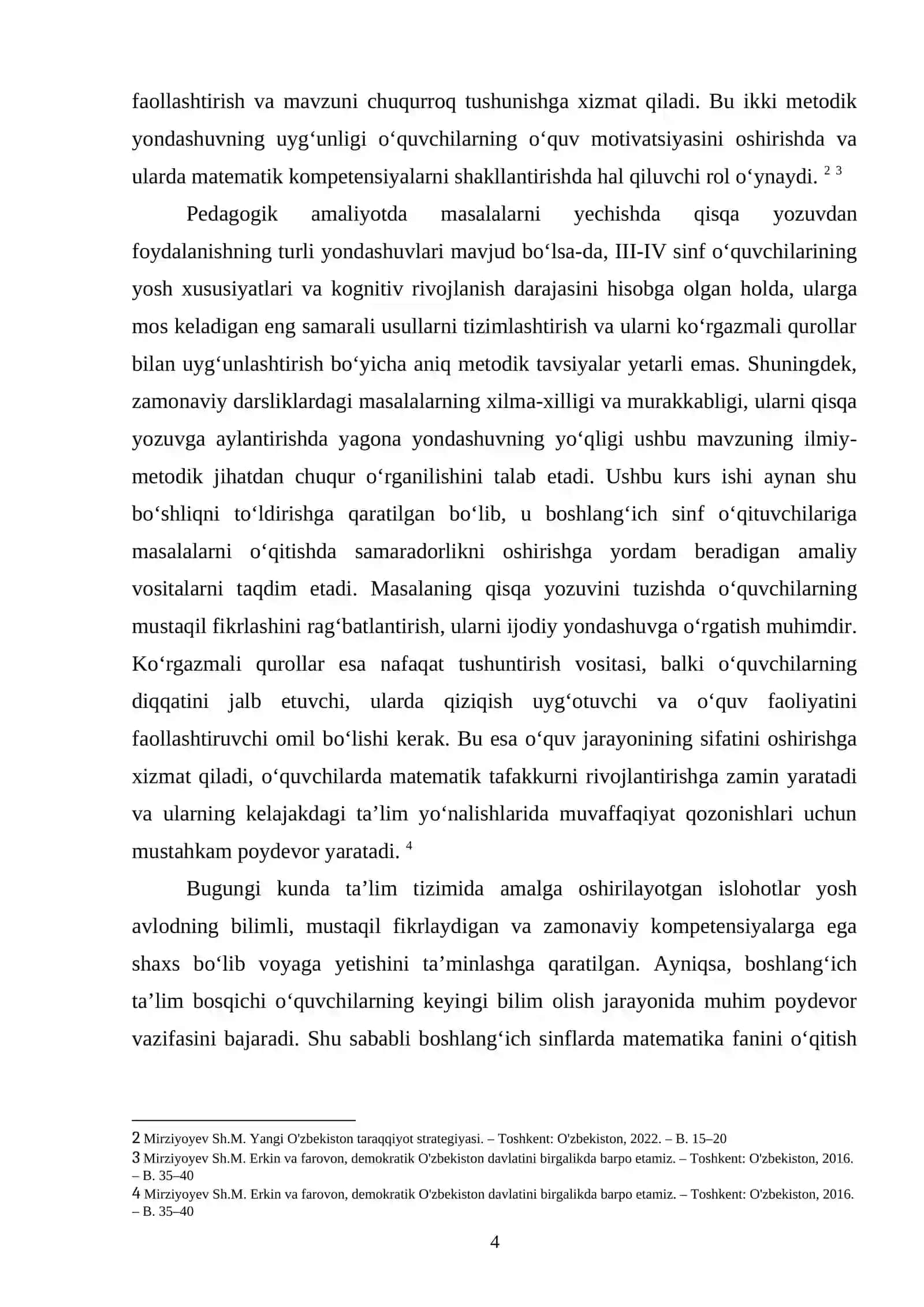 III-IV sinf matematika darsligidagi masalalarning qisqa yozuvini tuzish va ularga mos koʻrgazma tanlash 3