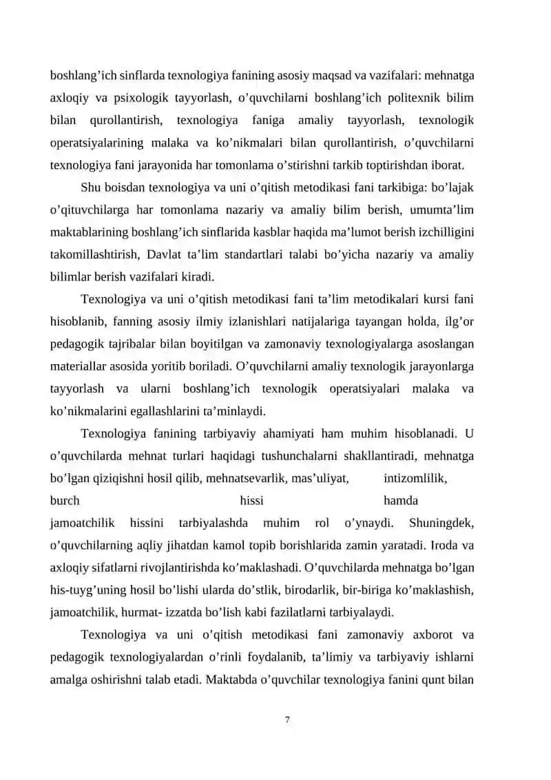Texnologiya ta’limini o‘qitish shakllari 3