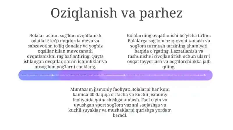 Oilada Soĝlom Bola Tarbiyasi 3