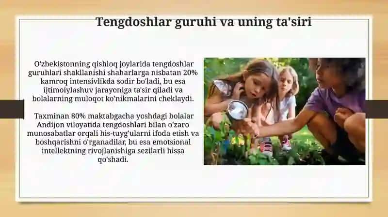 Ijtimoiy Muhitning Bola Tarbiyasidagi O'rni 3