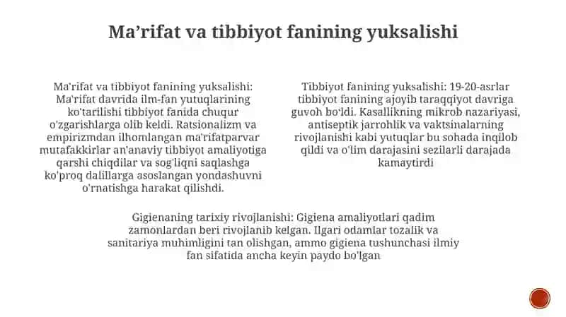 Gigiyenaning Rivojlanish Tarixi 3