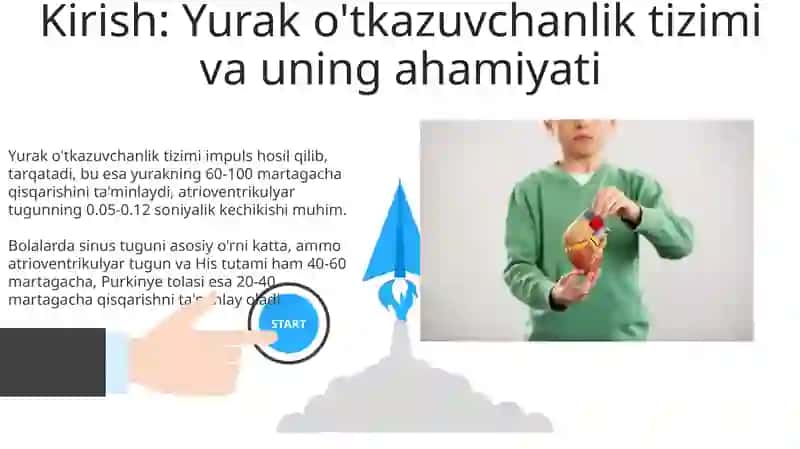 Bolalardagi yurak o'tkazuvchanlik tizimi 3