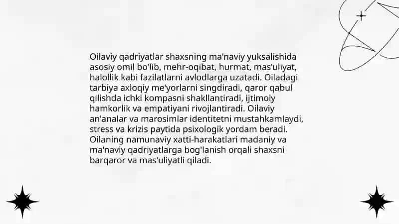 Shaxs ma'naviy yuksalishida qadryatlarning ahamiyati 3