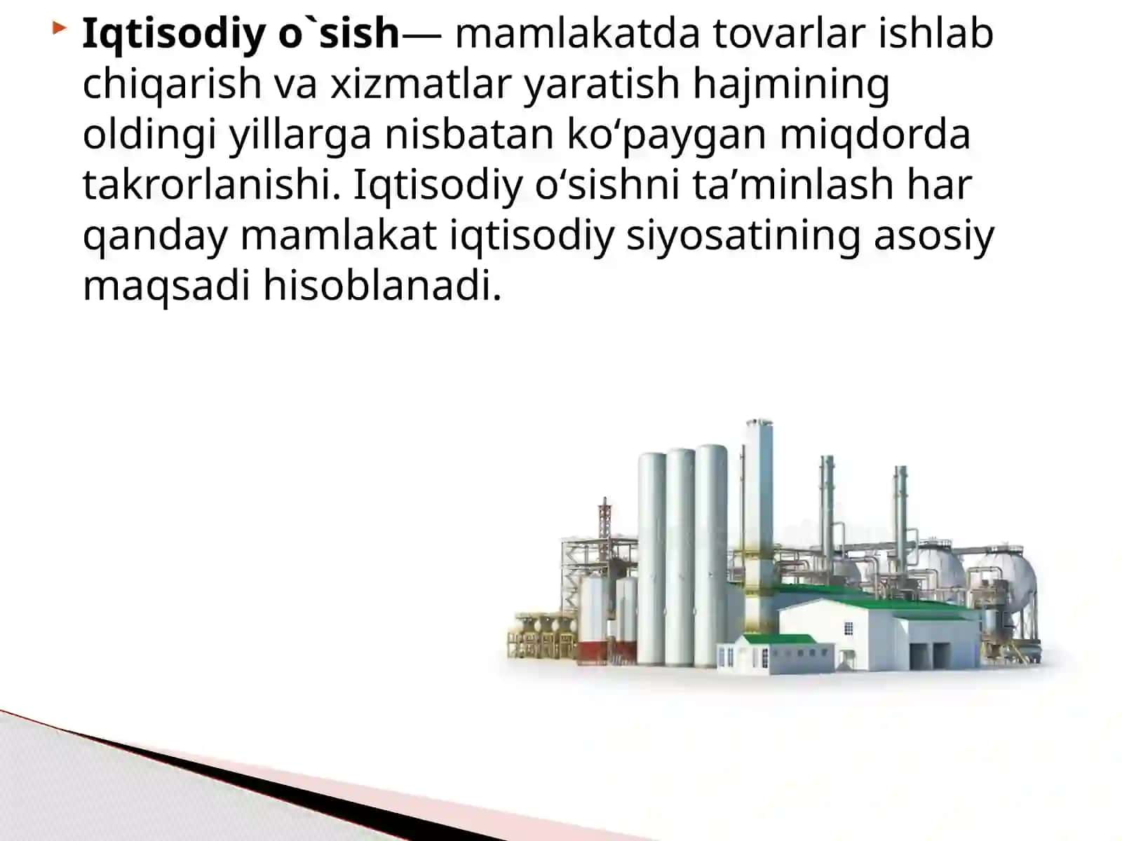 O’sish va rivojlanishning sodda modeli 3