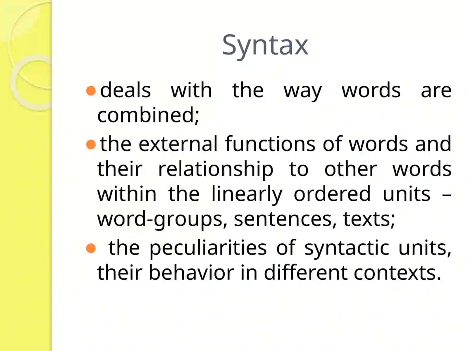 Syntax 3