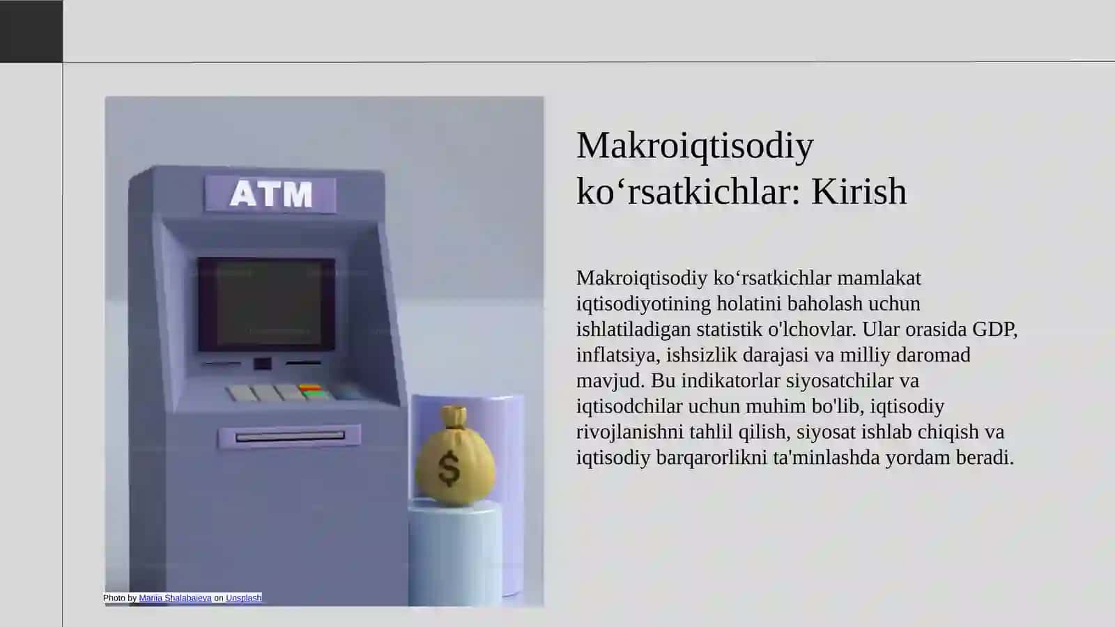 Asosiy makroiqtisodiy koʻrsatkichlar 3