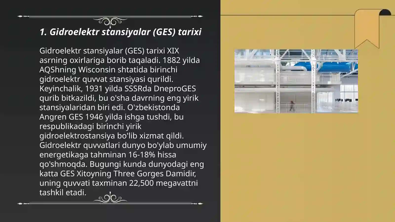 Elektr stansiyalar (GES, IES, AES) 3
