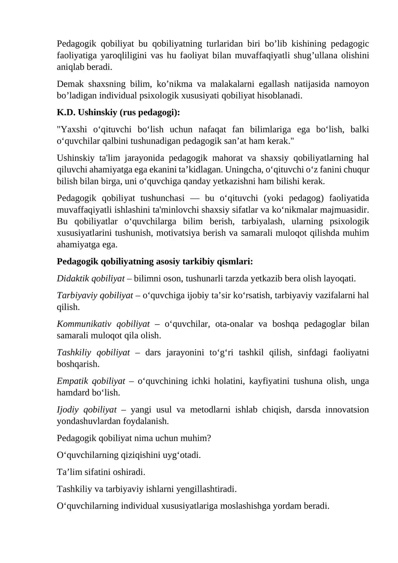 Pedagogik qobiliyatni shakllantirishga kreativ yondashuv 3