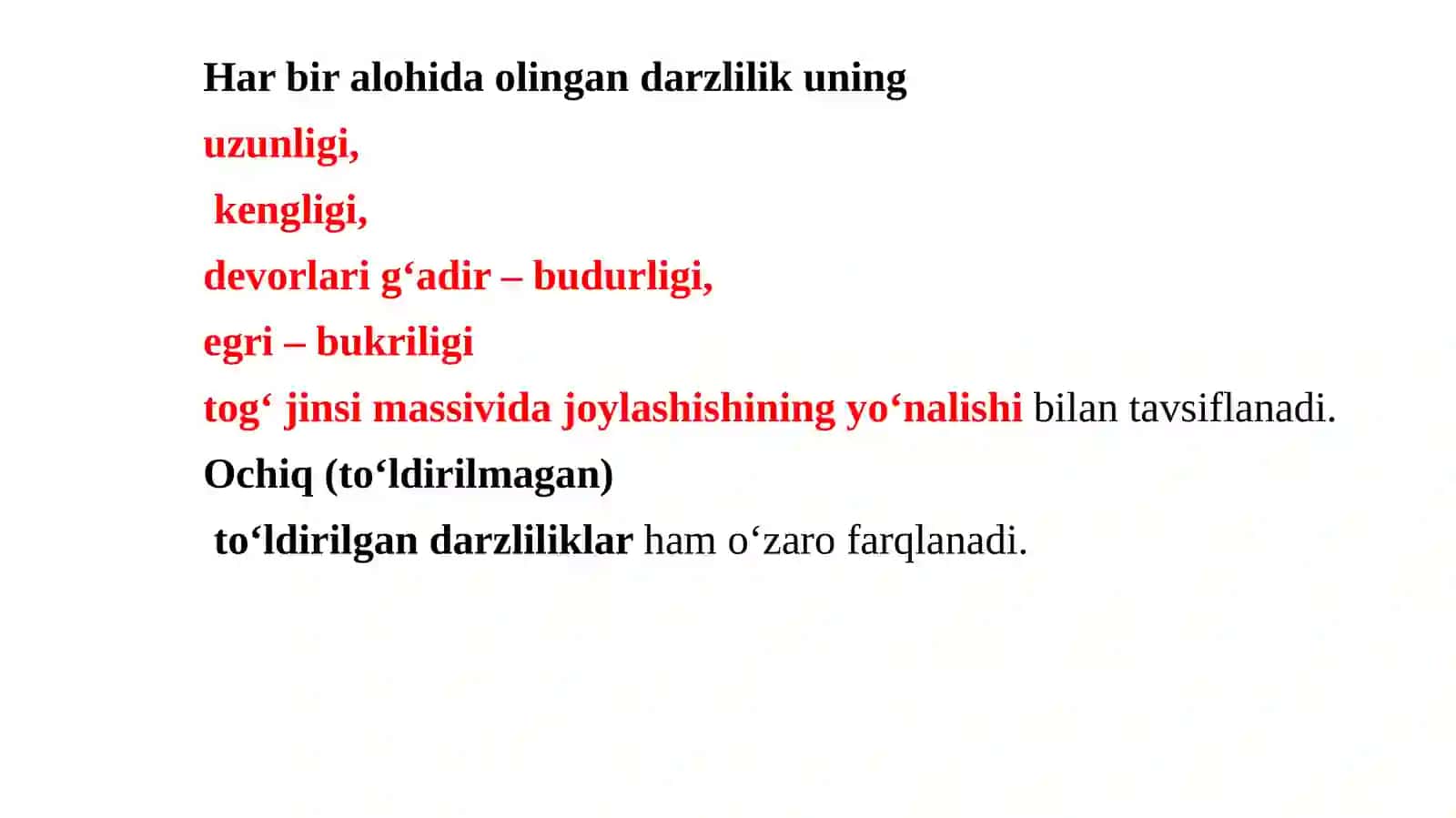 Tog‘jinslar Massivining Umumiy Tabiiy va Texnogen Tuzilma Mekanik Xususiyati 3