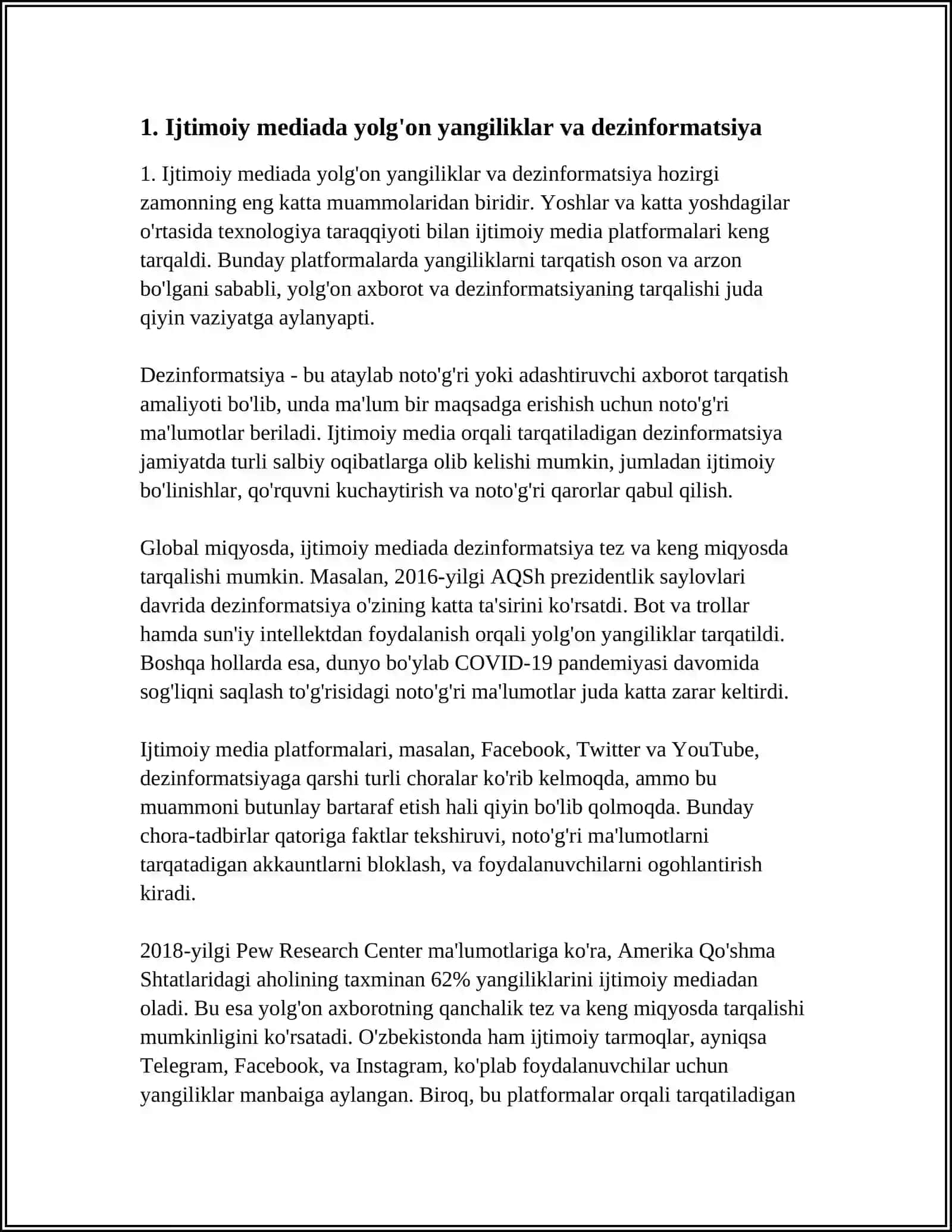 IJTIMOIY MEDIADA TAHDIDLAR XURIJLAR VA XAVF XATARLAR 3