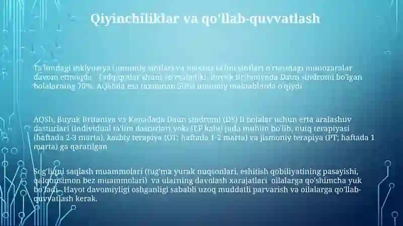 Daun sindromili bolalar 3
