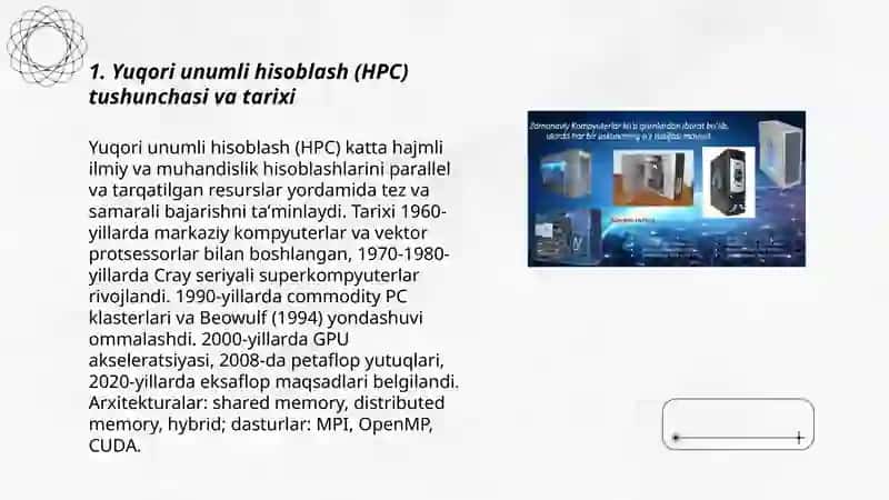 Kompyuter klasterlari va superkompyuterlar 3