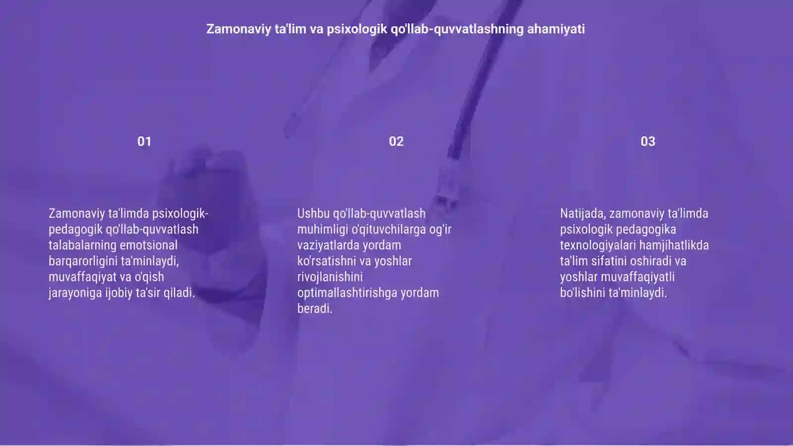 Zamonaviy ta'limda psixologik-pedagogik qoʻllab-quvvatlashni rivojlantirish 3