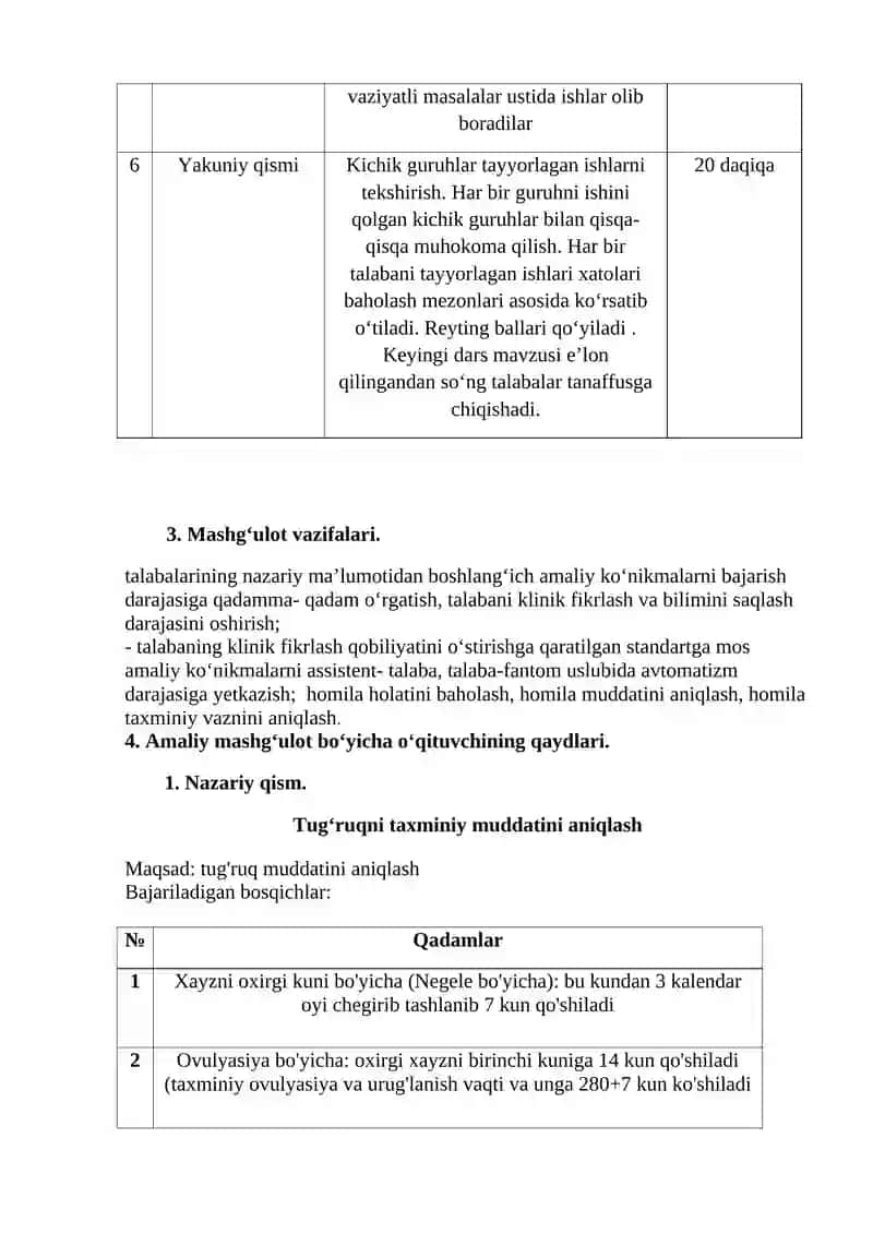Homiladorlik va tug’ruq muddatini aniqlash 3