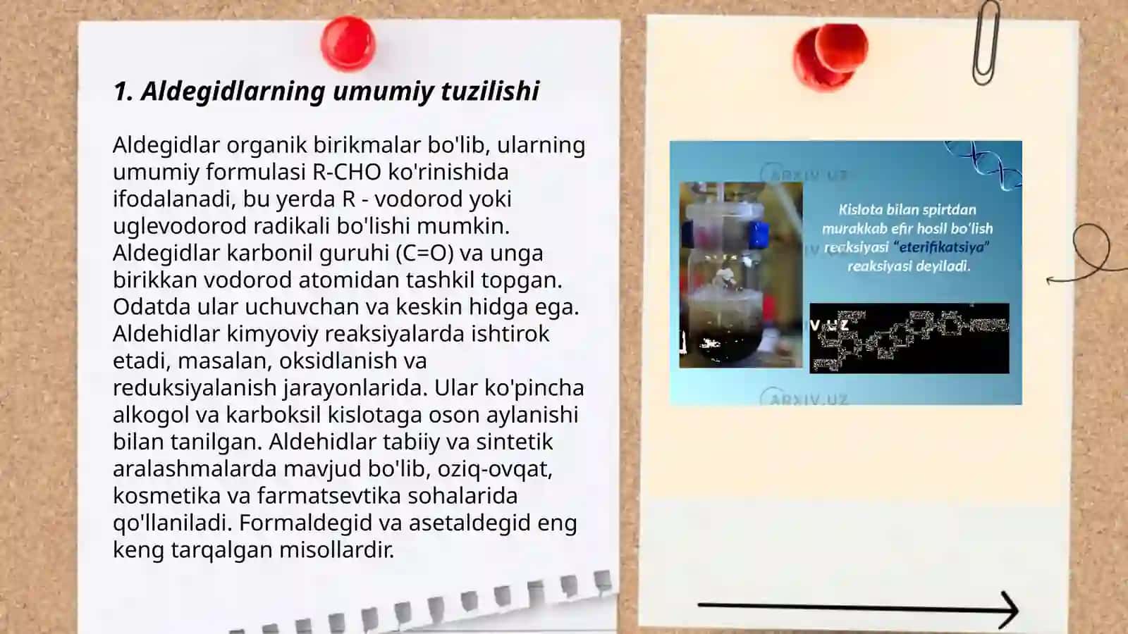 Aldegid va Ketonlar.Farmaldegid va sirka aldegidlarning olinishi va xossalari 3