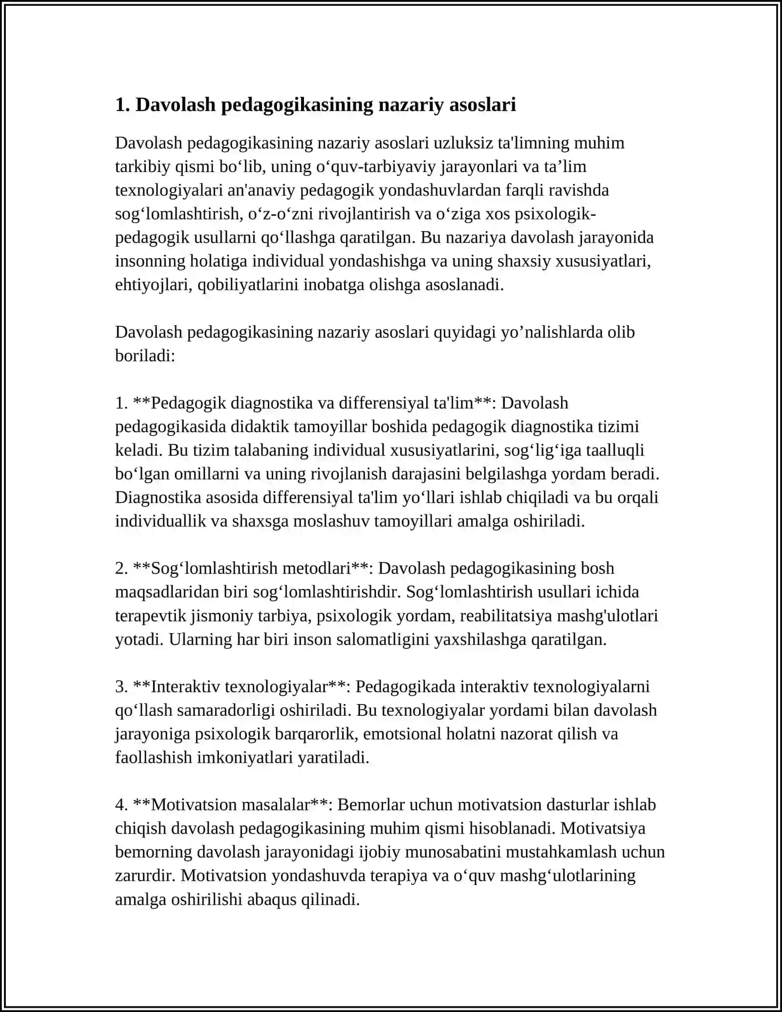Davolash Pedagogikasining Ilmiy Asoslari 3