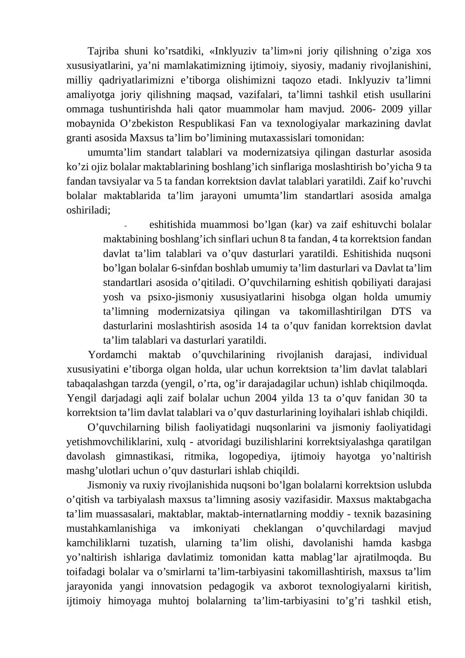 INKLYUZIV TA’LIMNING MAZMUN VA MOHIYATI 3