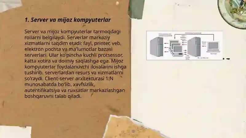 Kompyuter tarmoqlarning asosiy elementlari 3